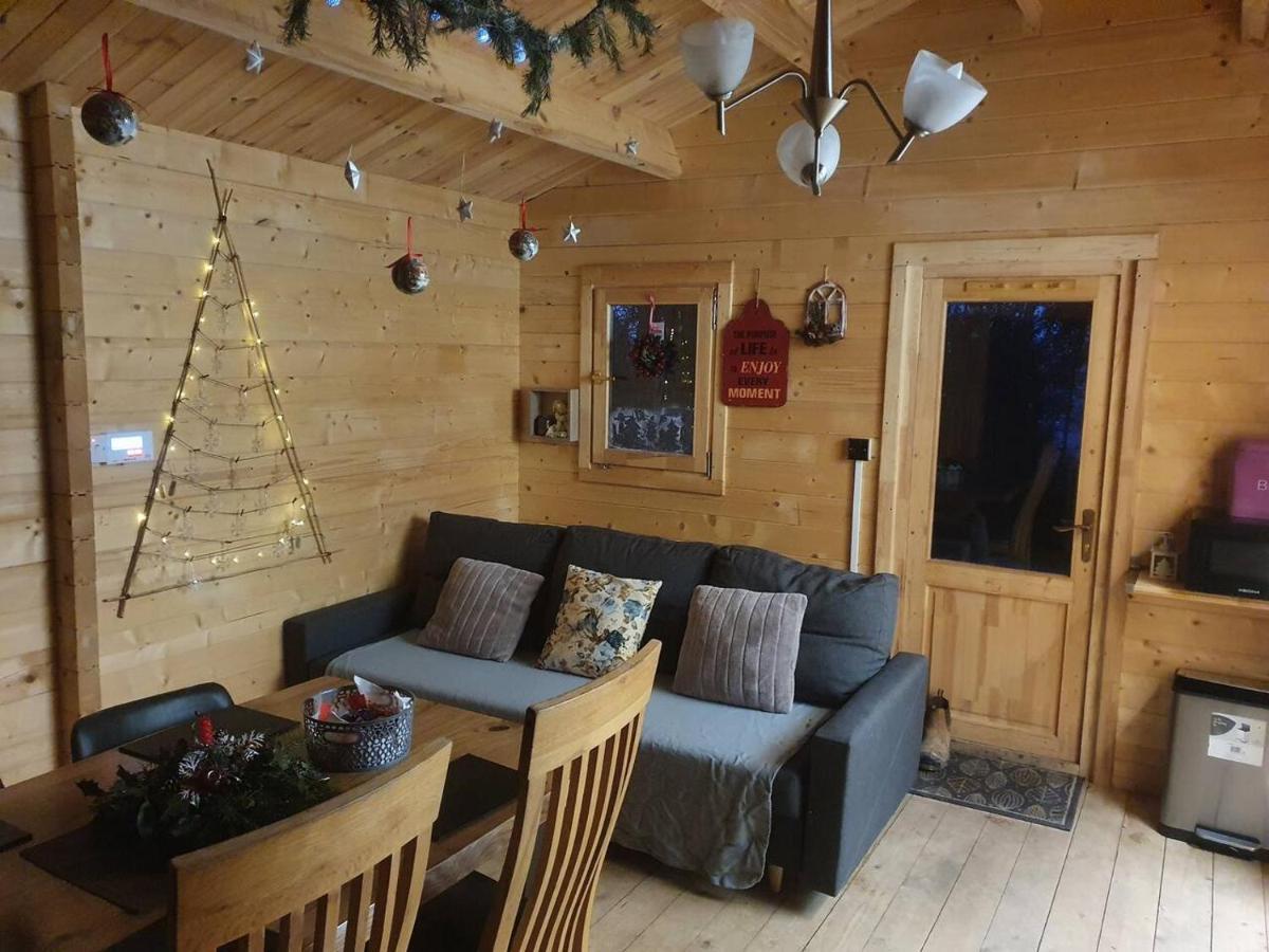Stunning Log Cabin On The Lake Portroe Exterior foto