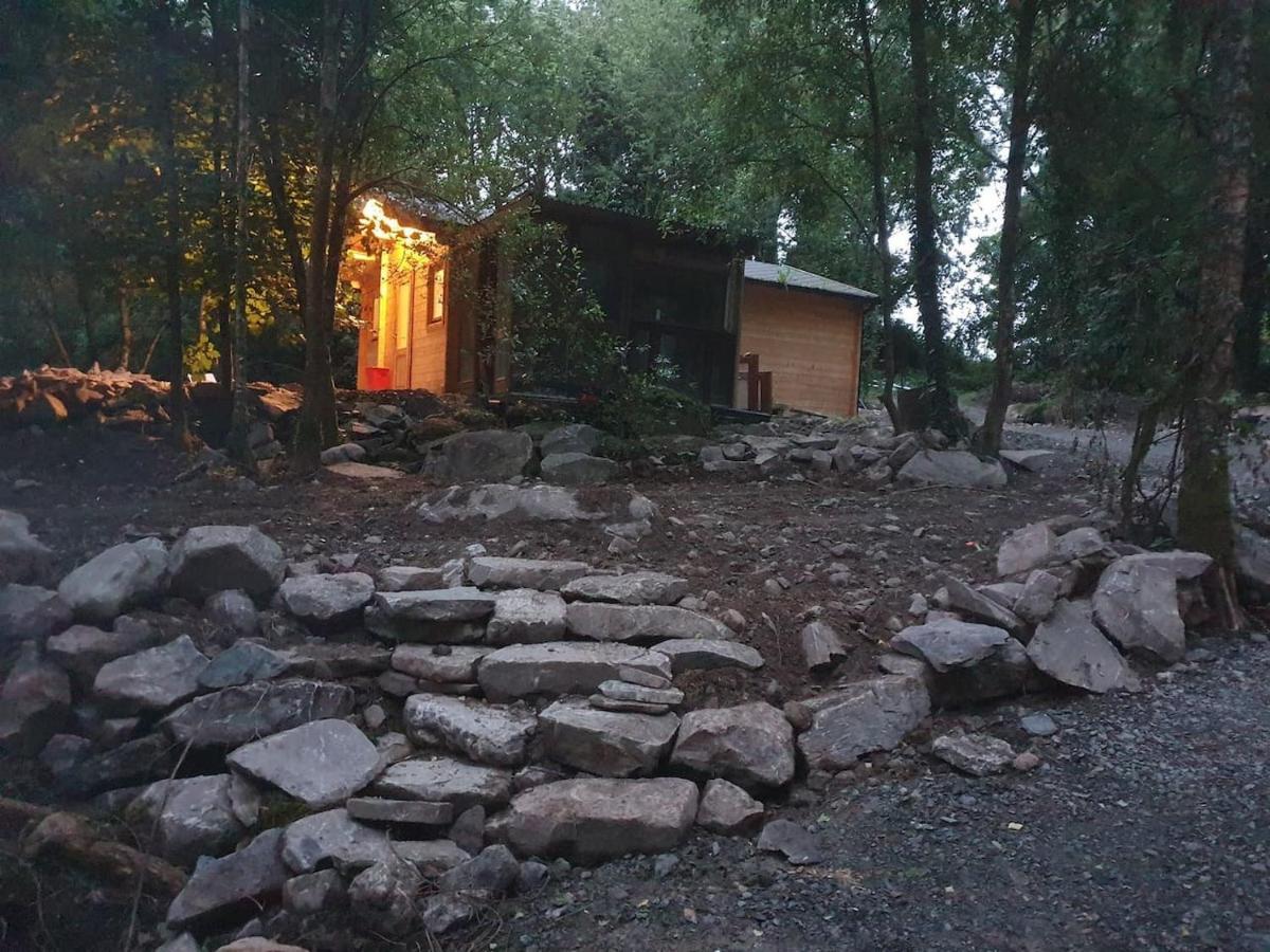 Stunning Log Cabin On The Lake Portroe Exterior foto